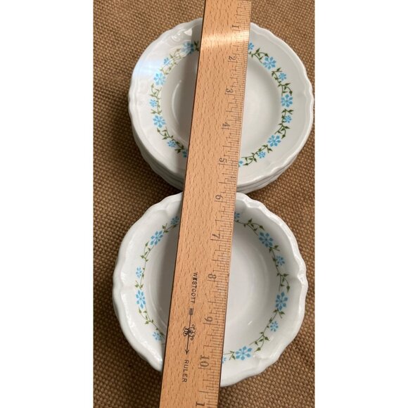 Shenango Berry Bowls & Bread Plates Set 8 Vtg Cottage Farmhouse Restaurant Ware - Picture 4 of 13